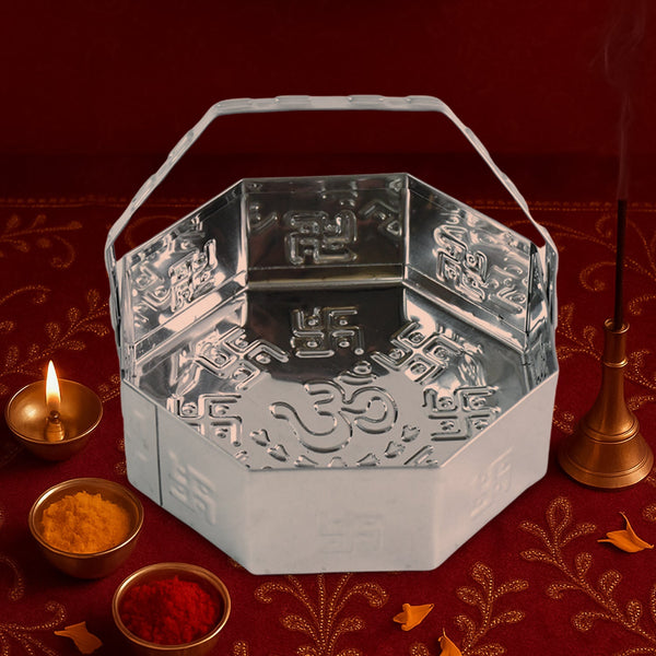 Octa Shine Stainless Steel Puja Basket